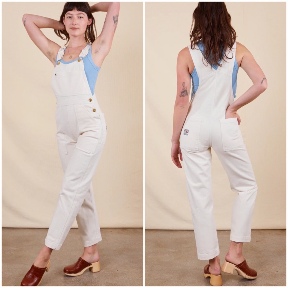 “Fudge” colorway, Big Bud Press Overalls, size L